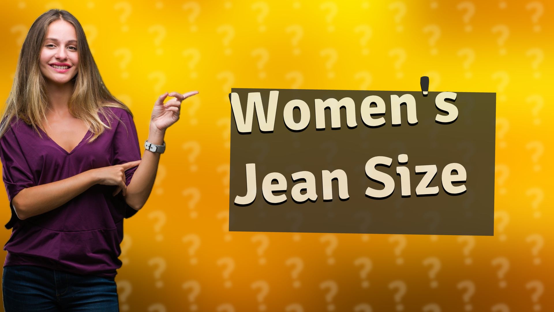 Women's Jean Size
