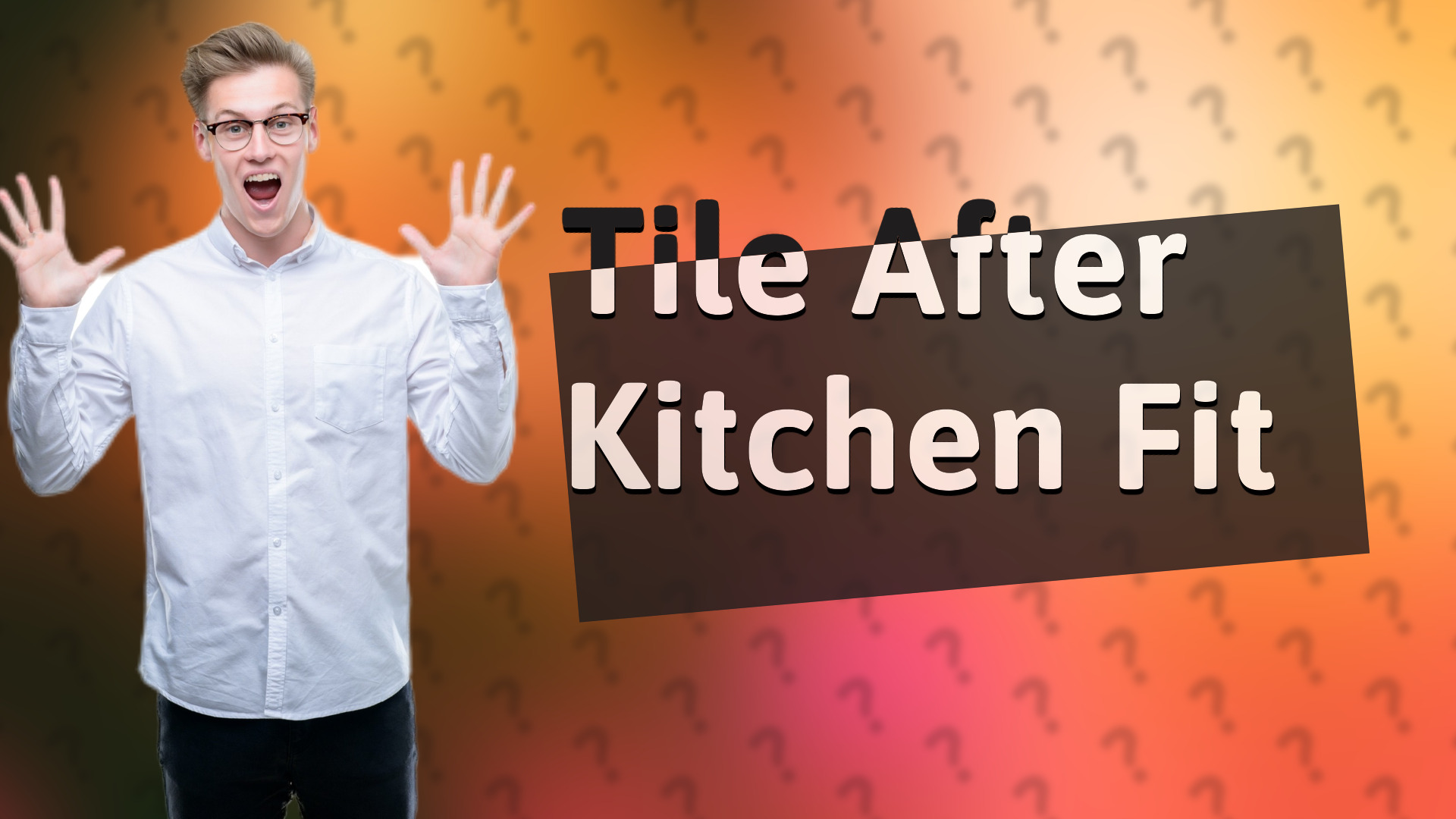 Tile After Kitchen Fit