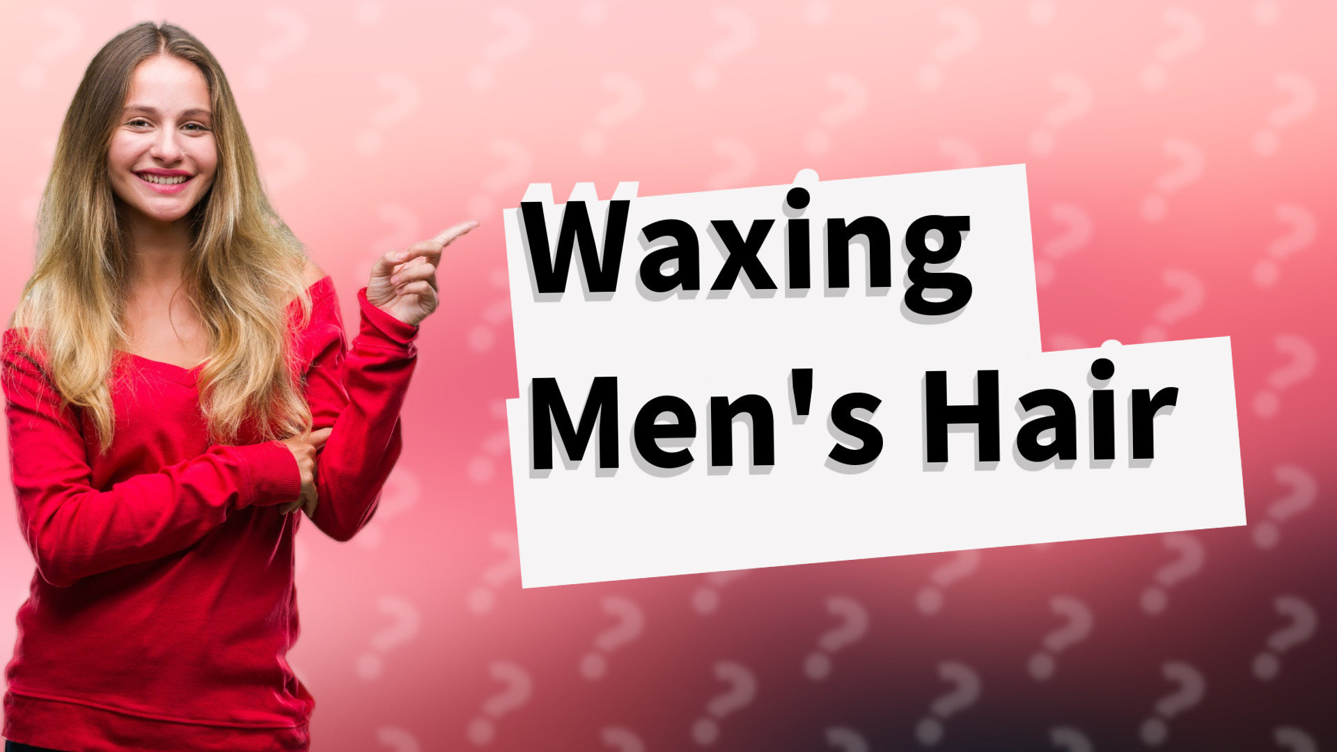 Waxing Men's Hair