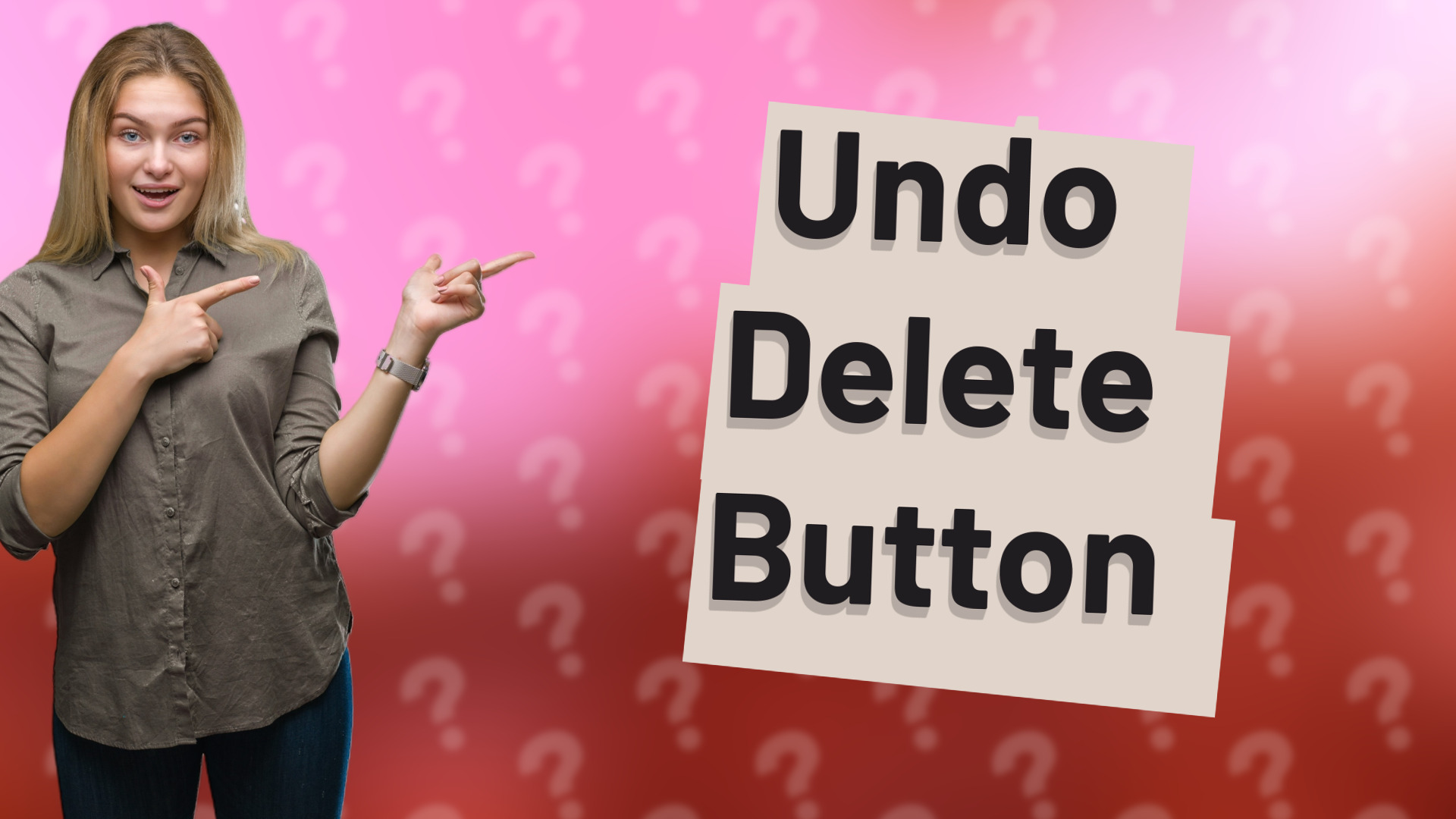 Undo Delete Button