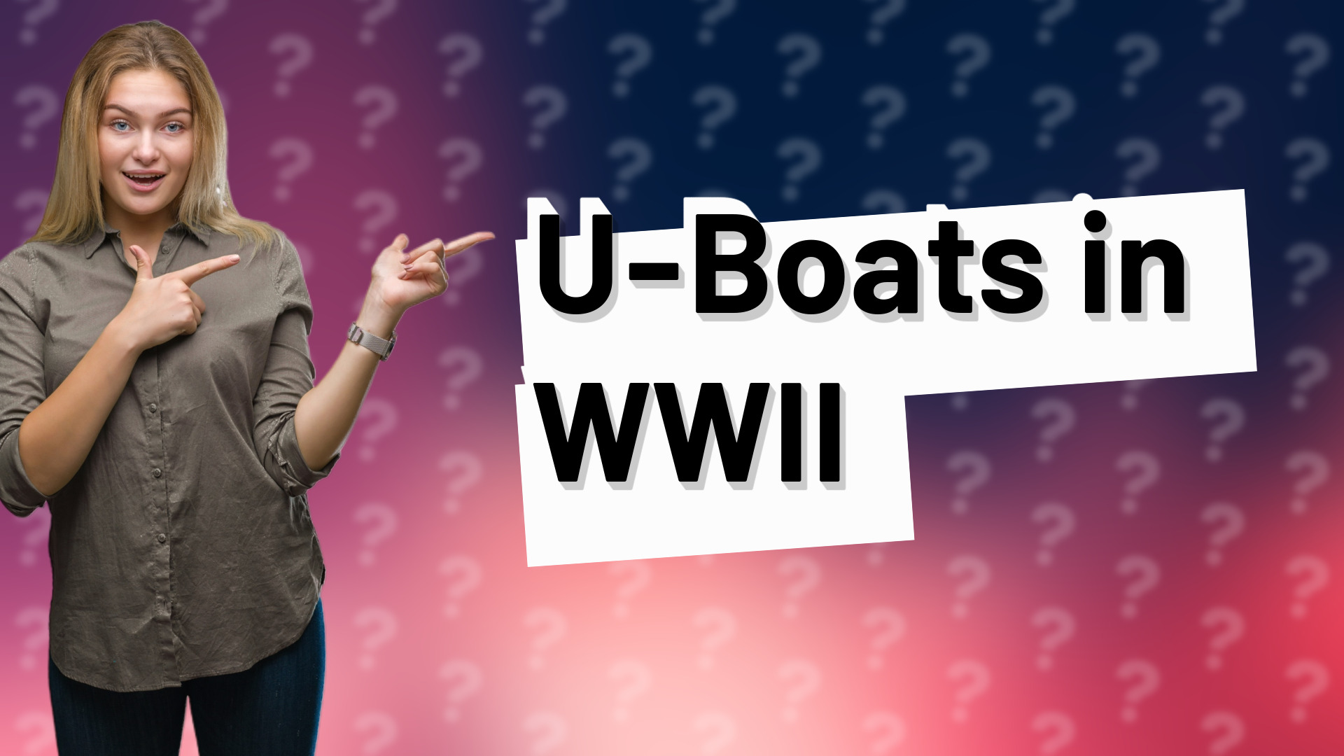 U-Boats in WWII