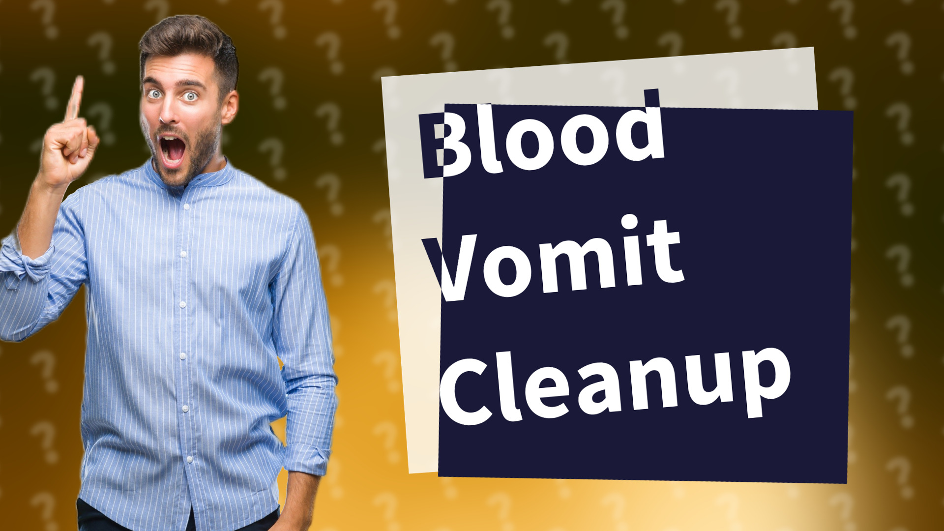 Blood Vomit Cleanup
