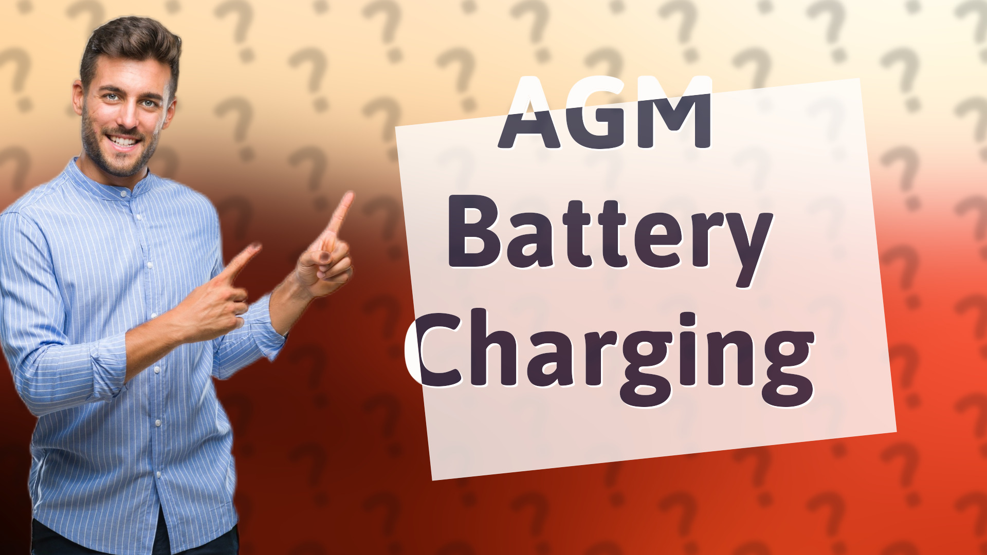 AGM Battery Charging