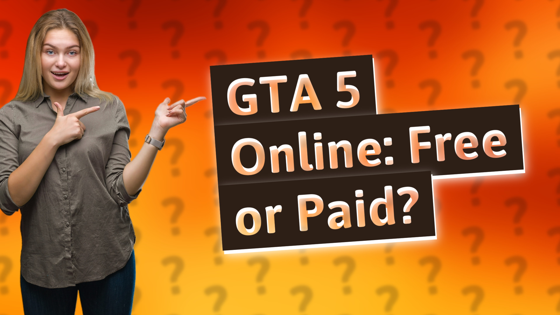 GTA 5 Online: Free or Paid?