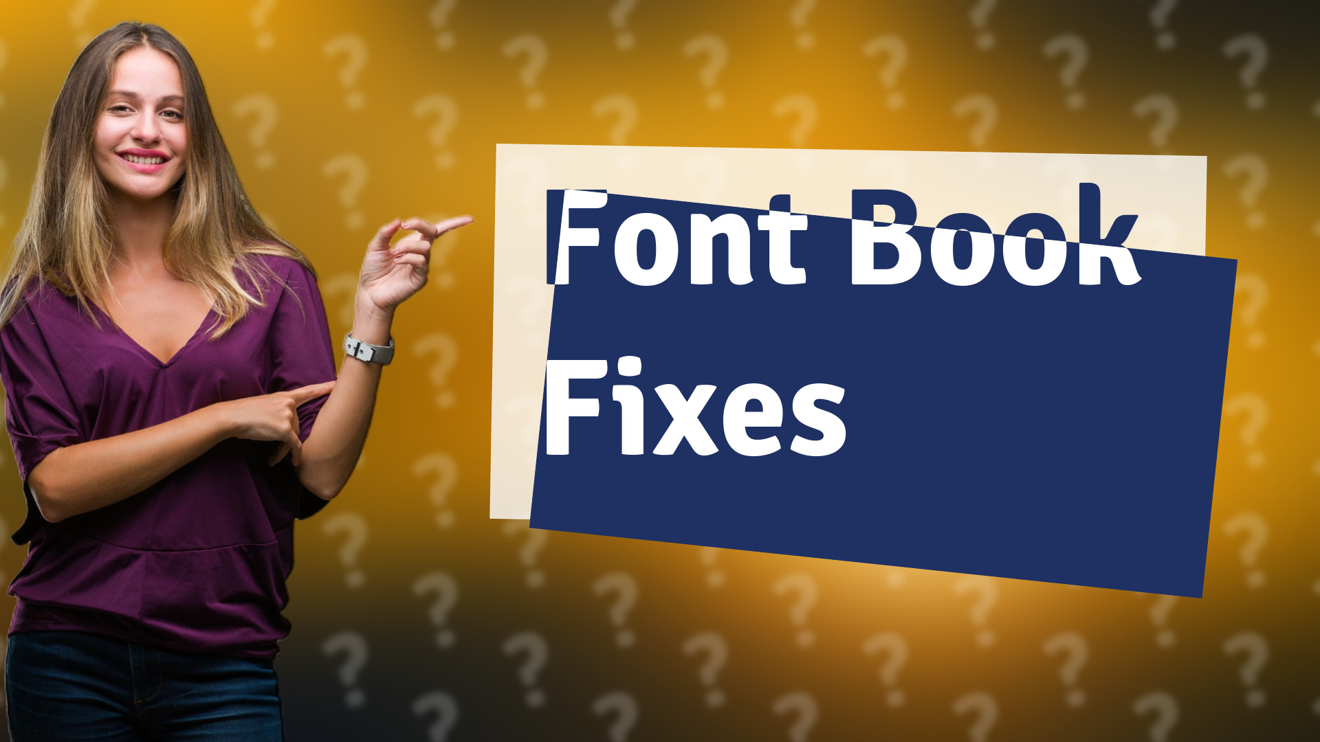 Font Book Fixes