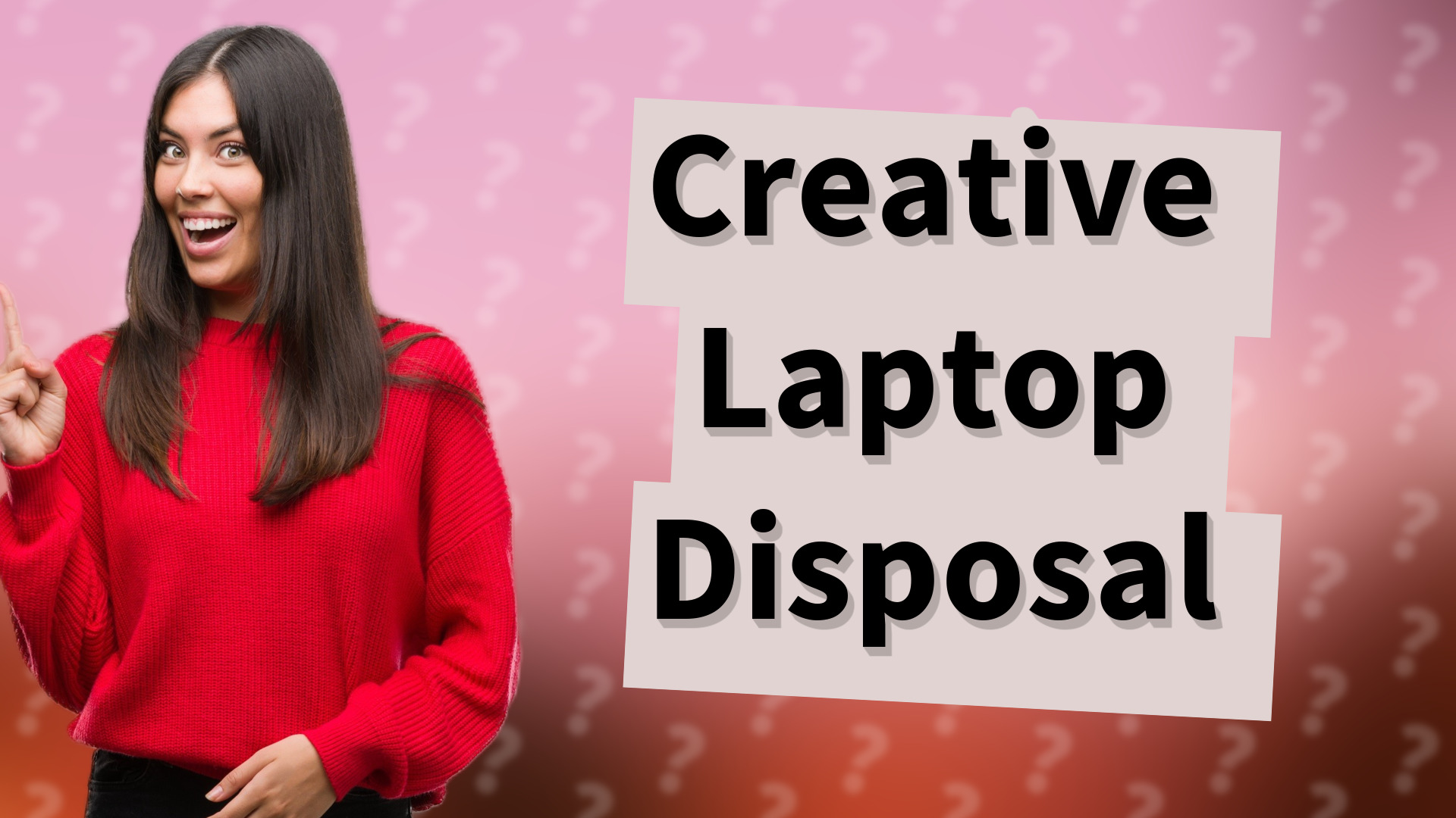 Creative Laptop Disposal
