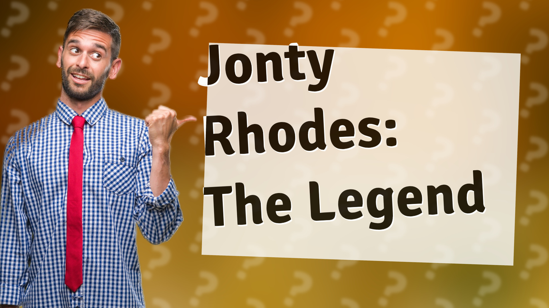 Jonty Rhodes: The Legend