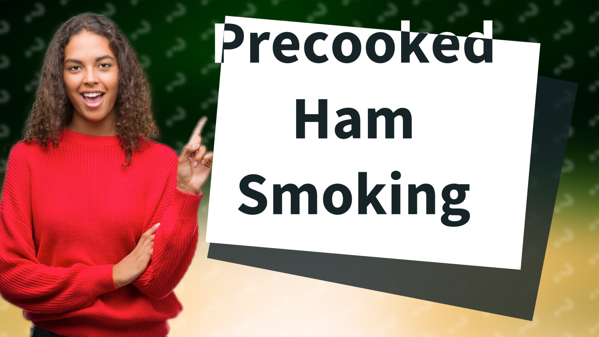 Precooked Ham Smoking