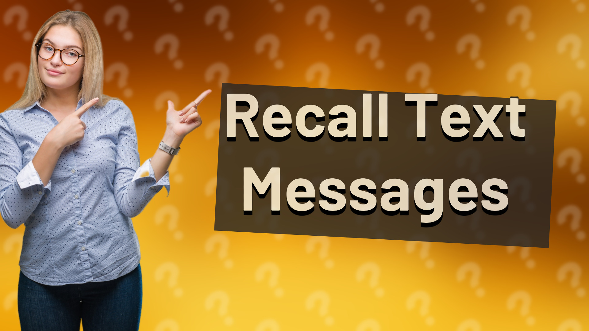 Recall Text Messages