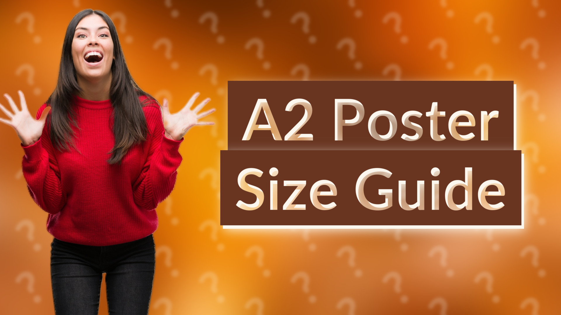 A2 Poster Size Guide