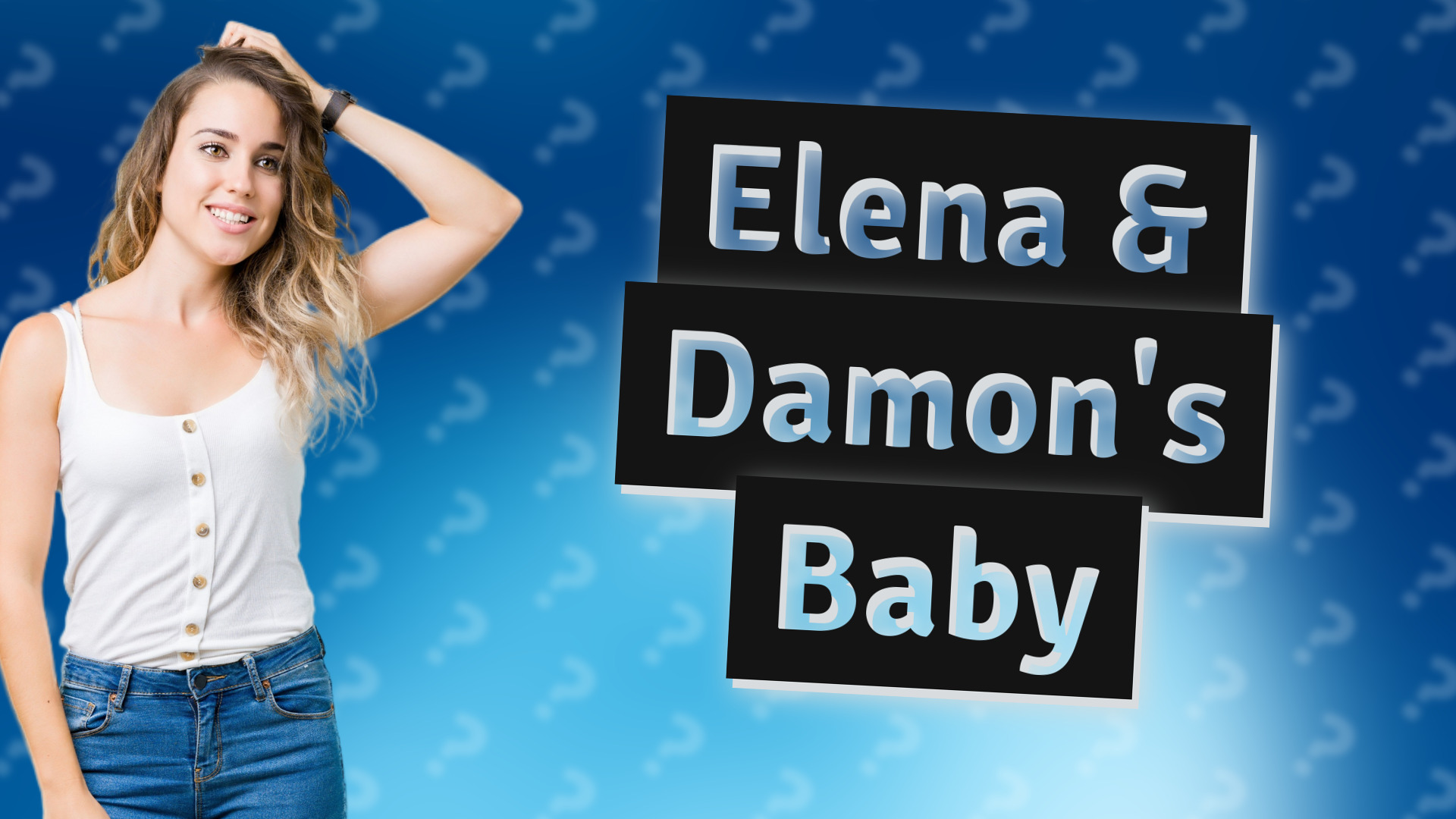 Elena & Damon's Baby