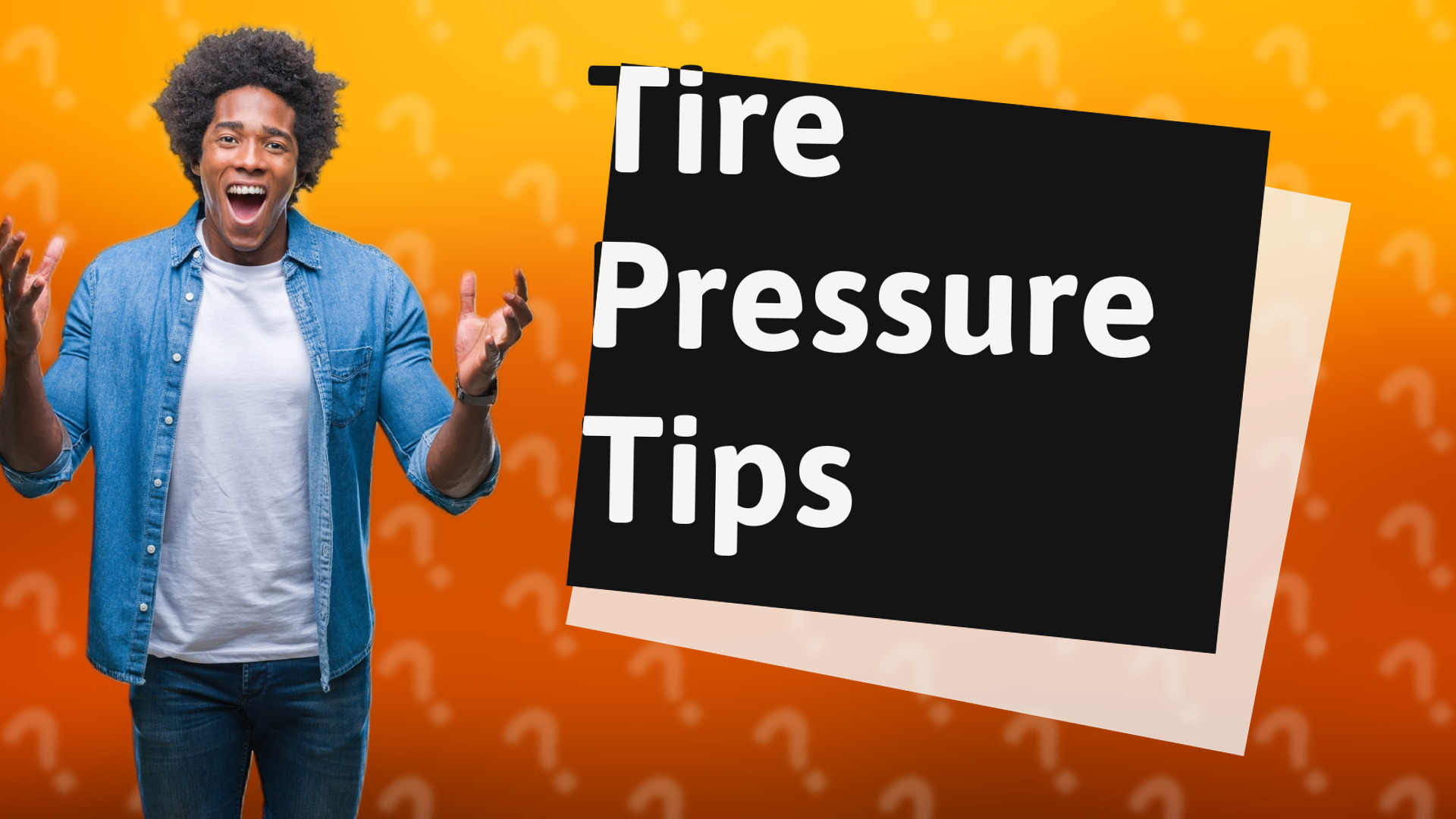 Tire Pressure Tips