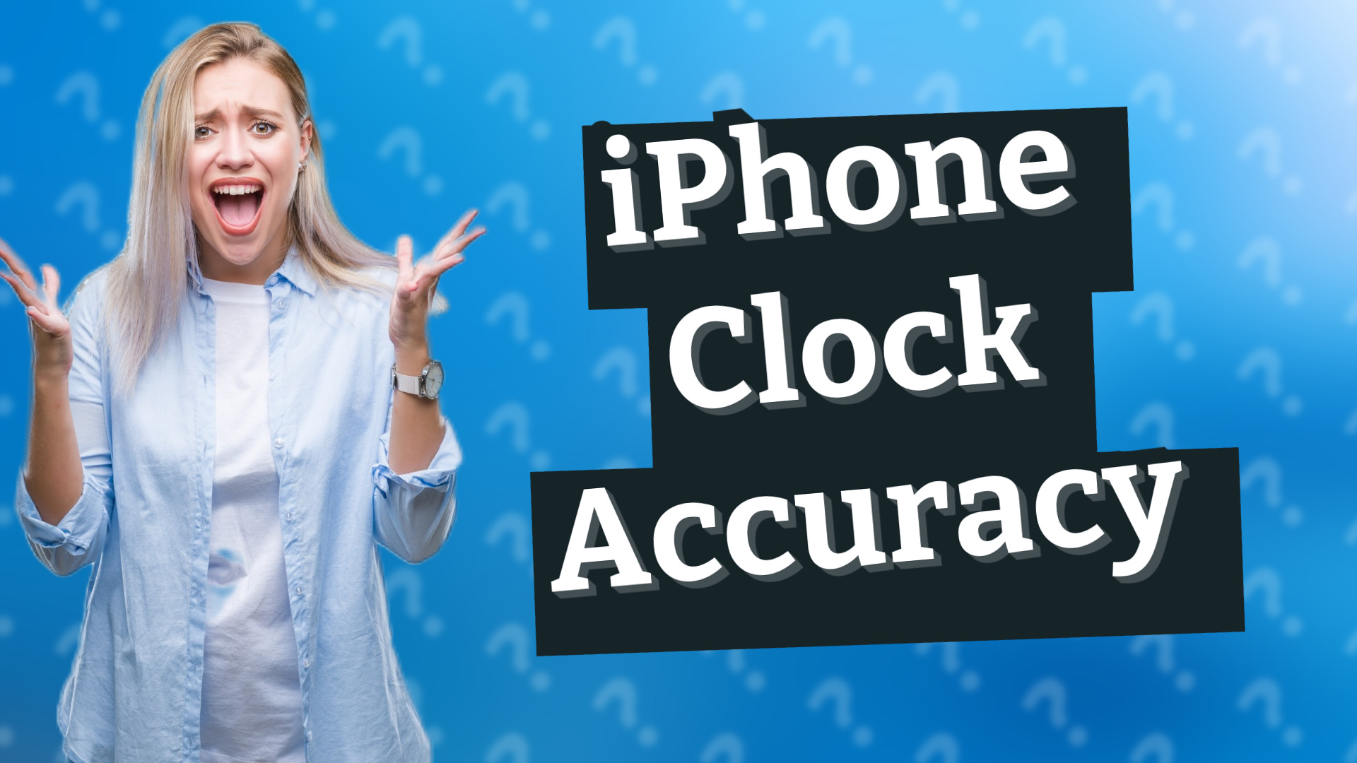 iPhone Clock Accuracy