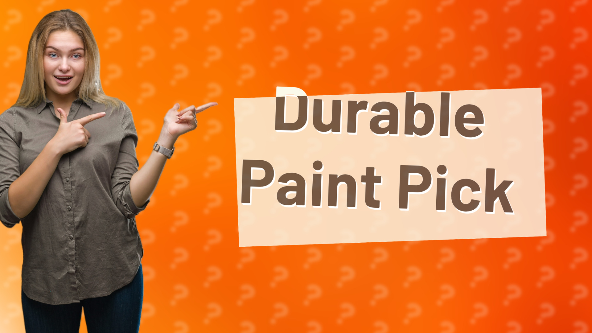 Durable Paint Pick
