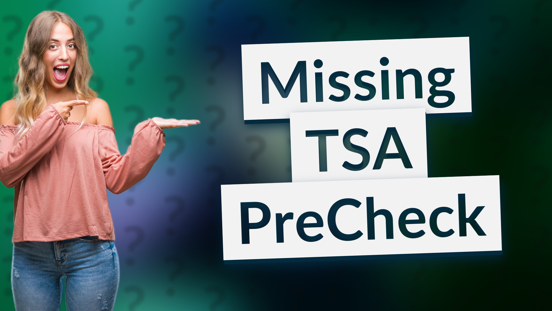 Missing TSA PreCheck