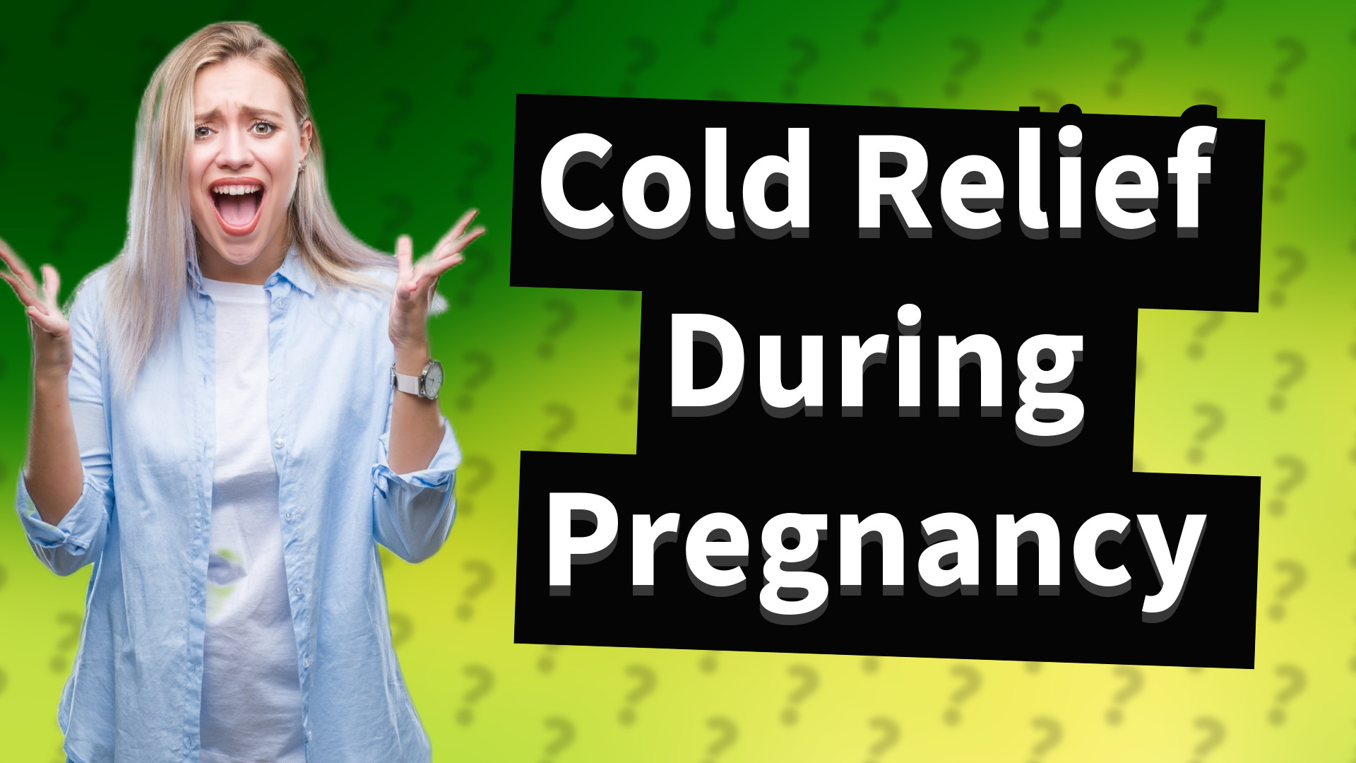 Cold Relief During Pregnancy