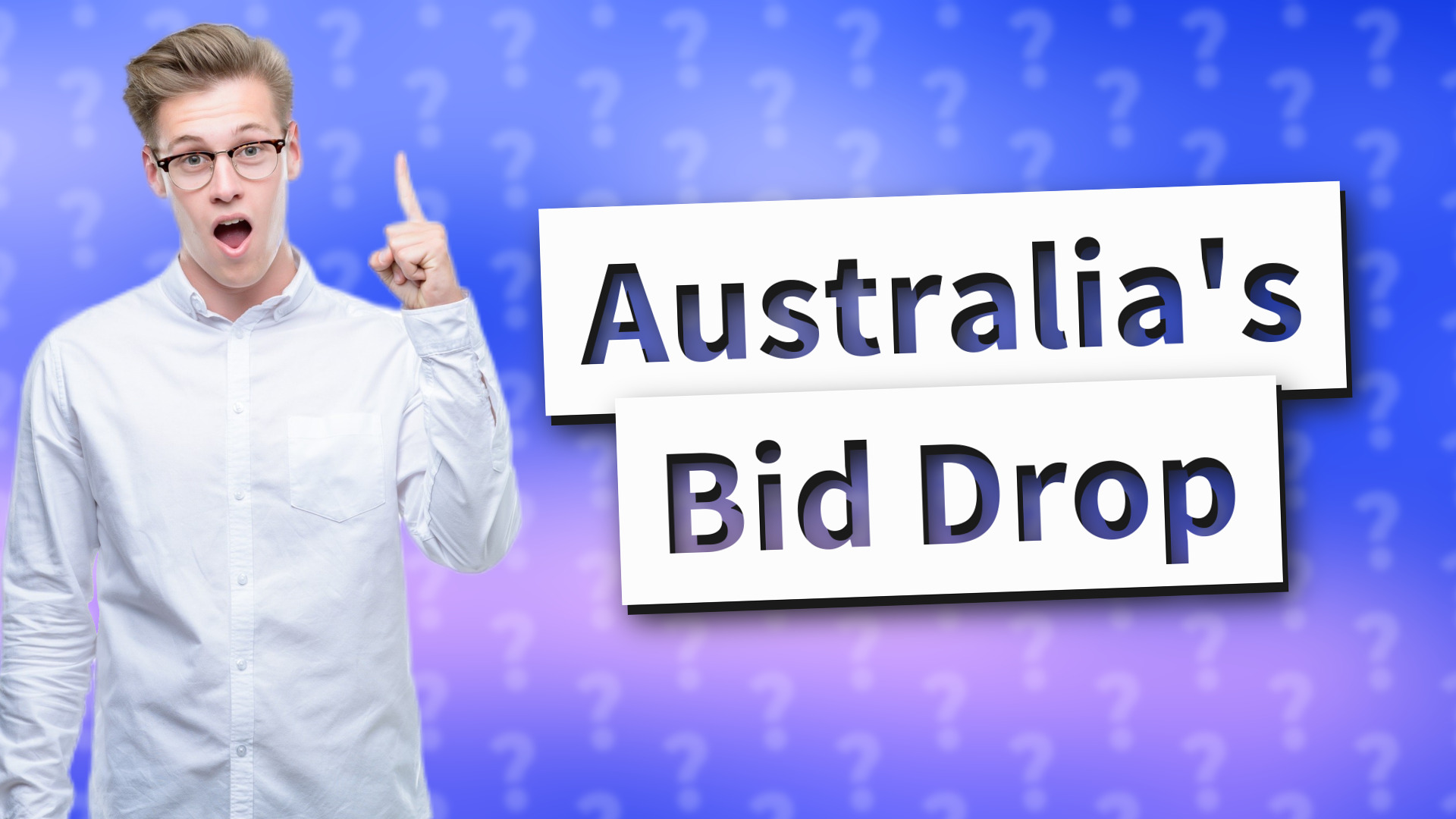 Australia's Bid Drop