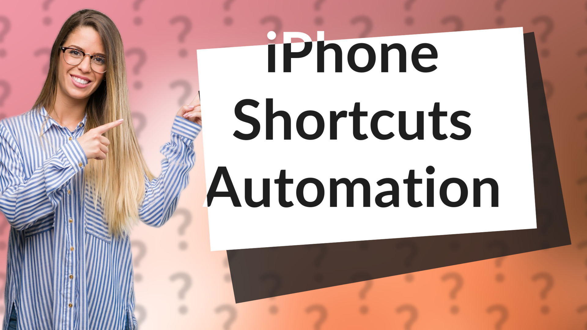 iPhone Shortcuts Automation