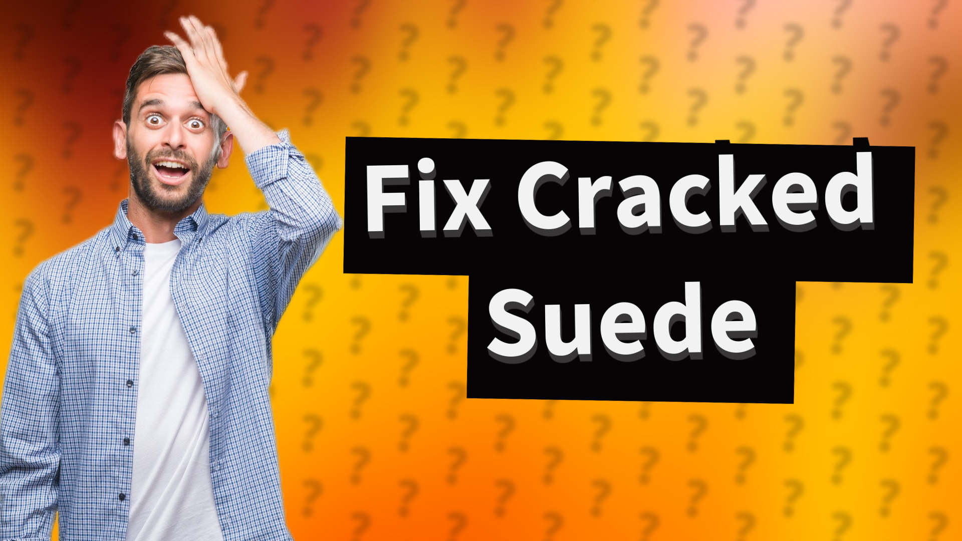 Fix Cracked Suede