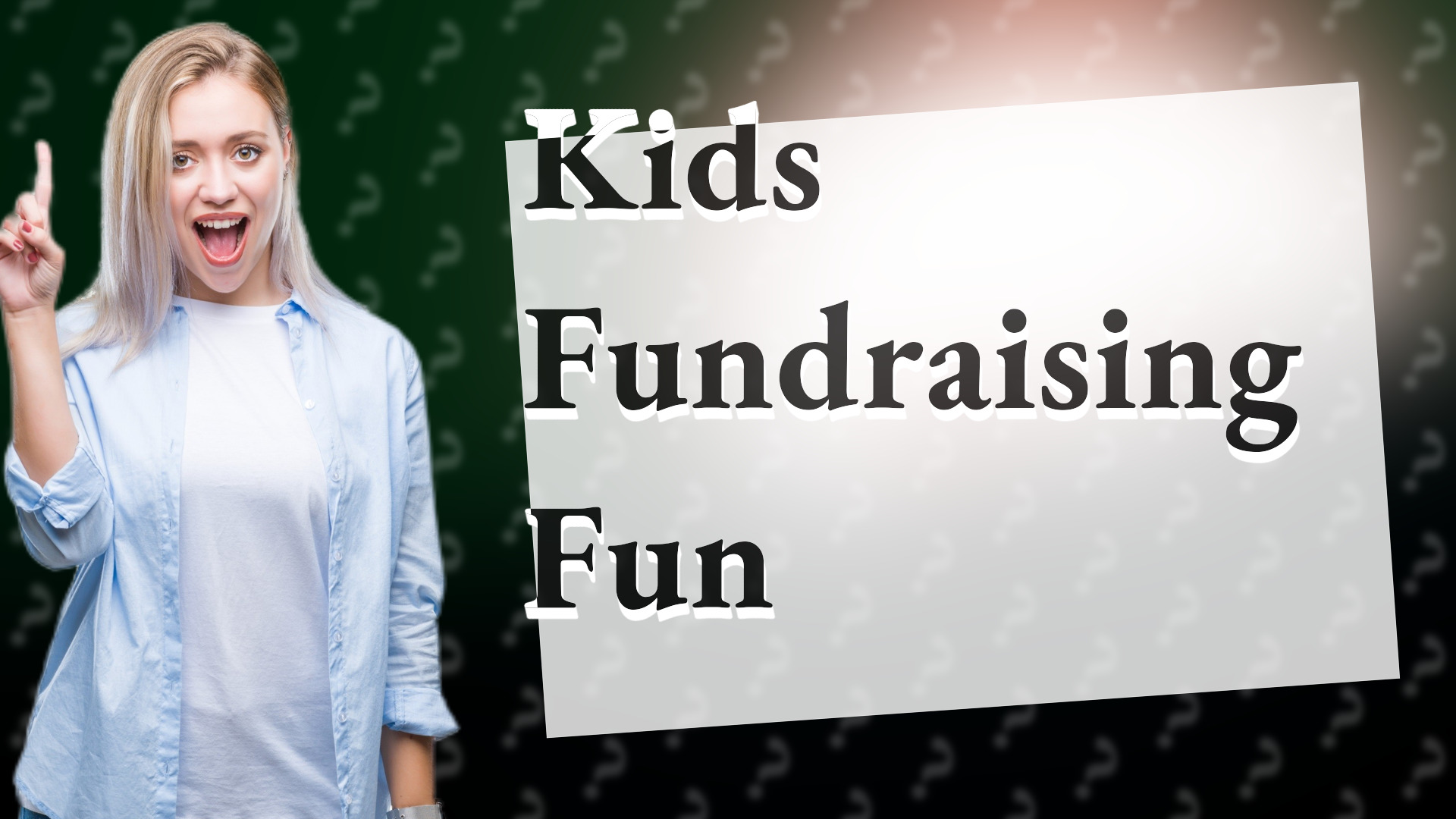 Kids Fundraising Fun