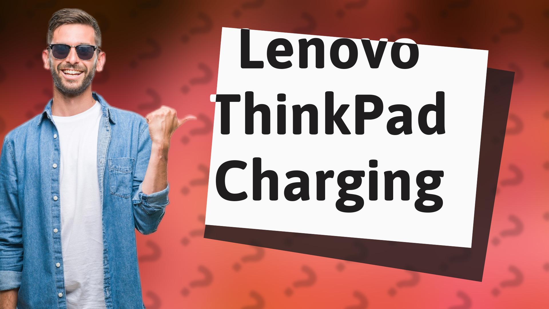 Lenovo ThinkPad Charging