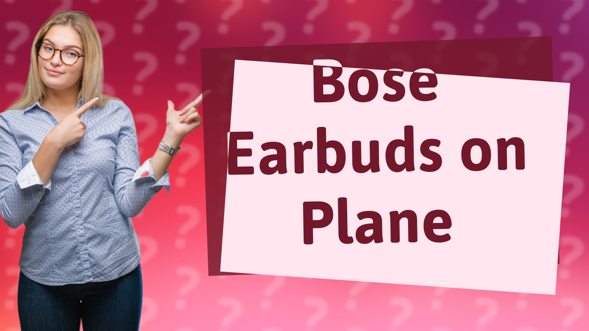Bose Earbuds on Plane