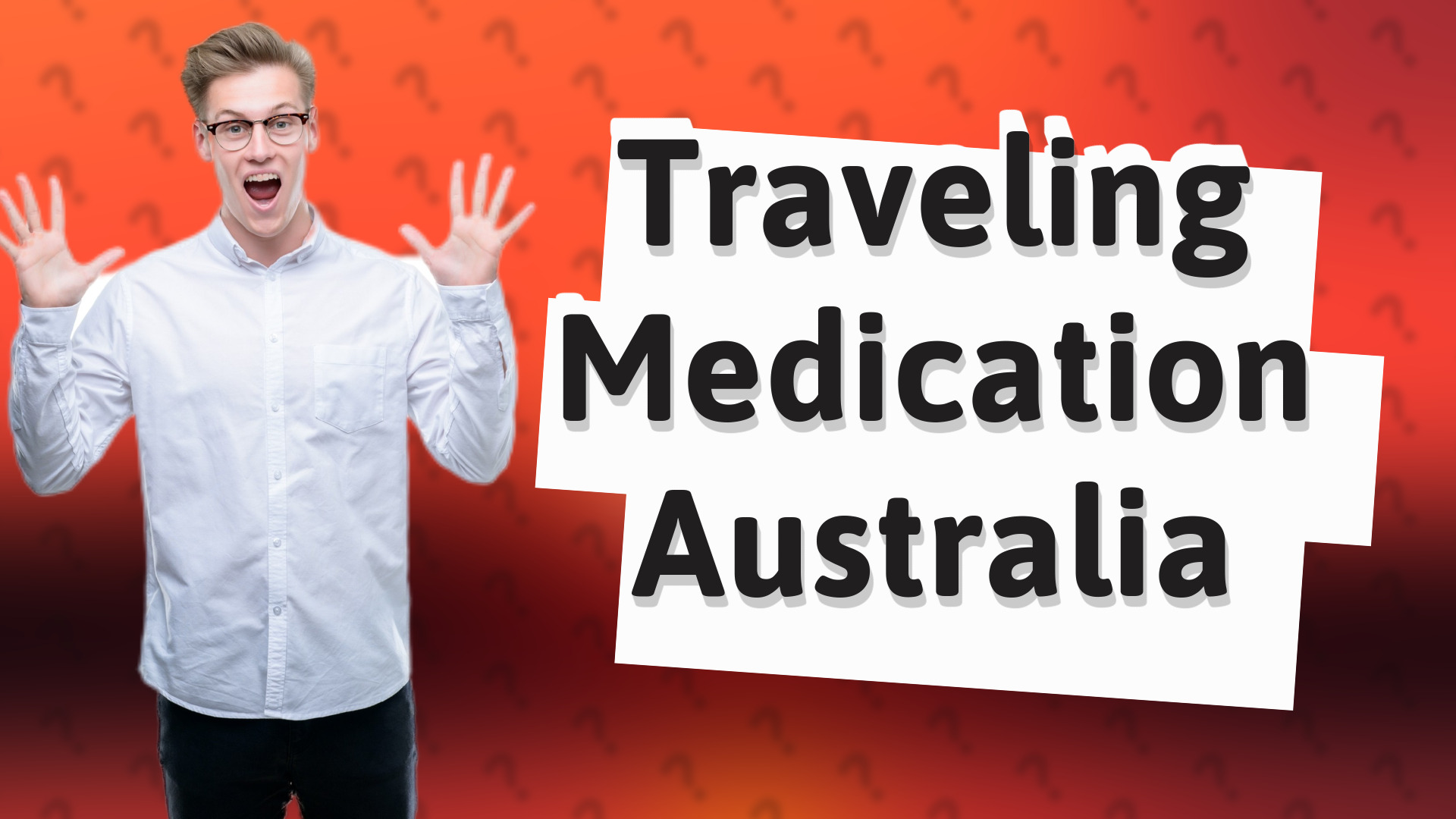 Traveling Medication Australia