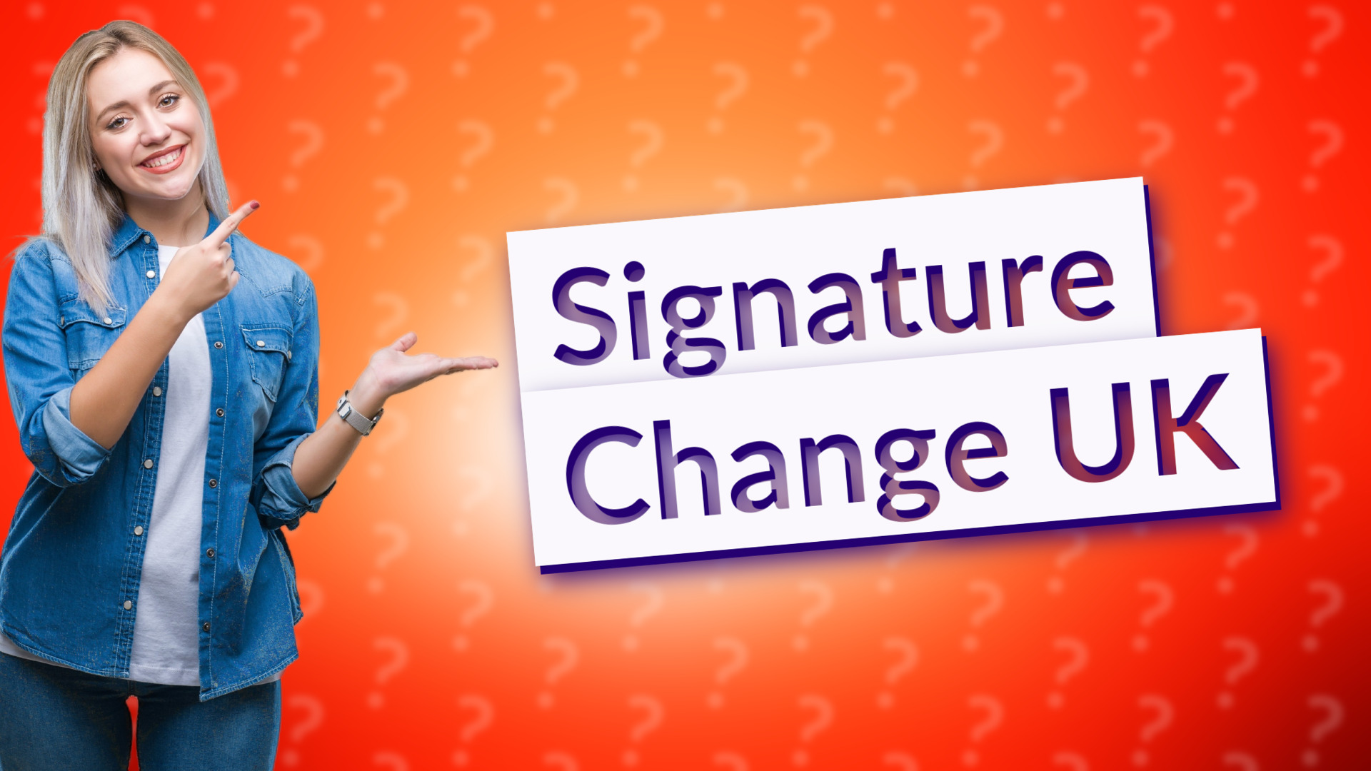 Signature Change UK