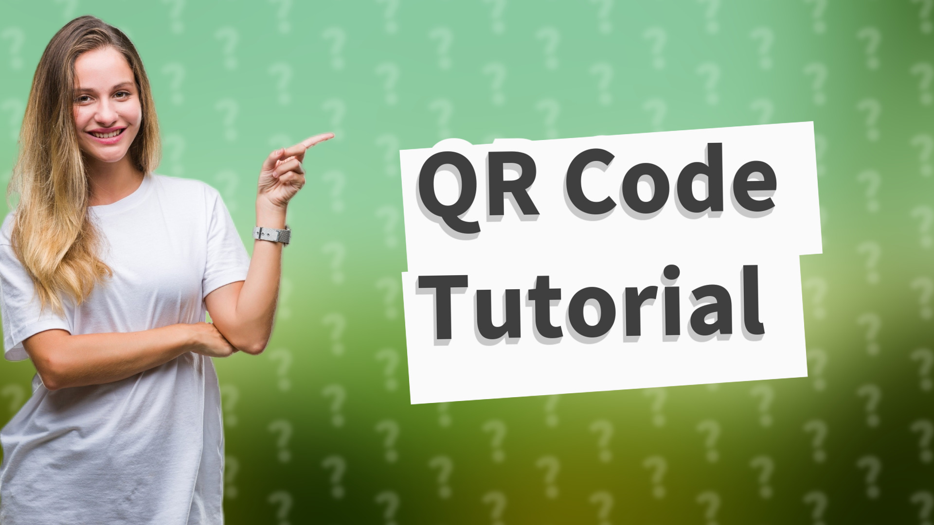 QR Code Tutorial