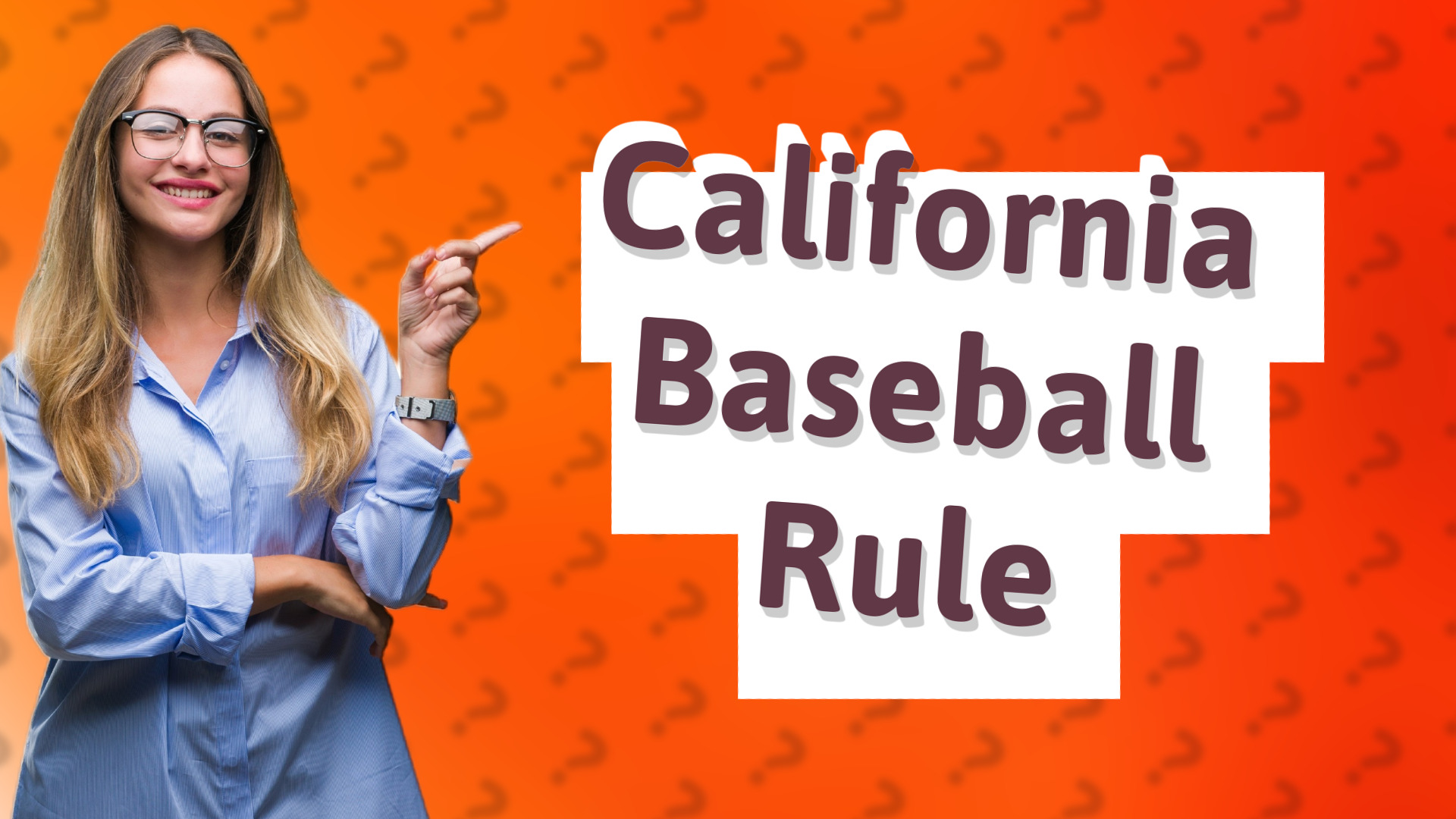 California Baseball Rule