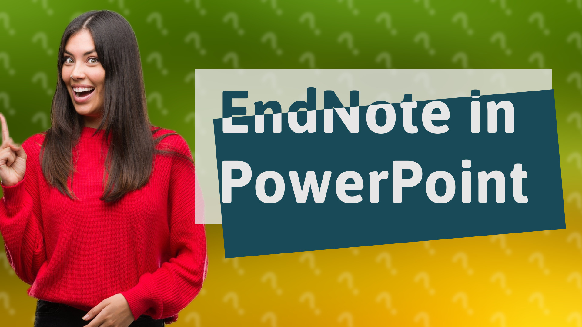 EndNote in PowerPoint