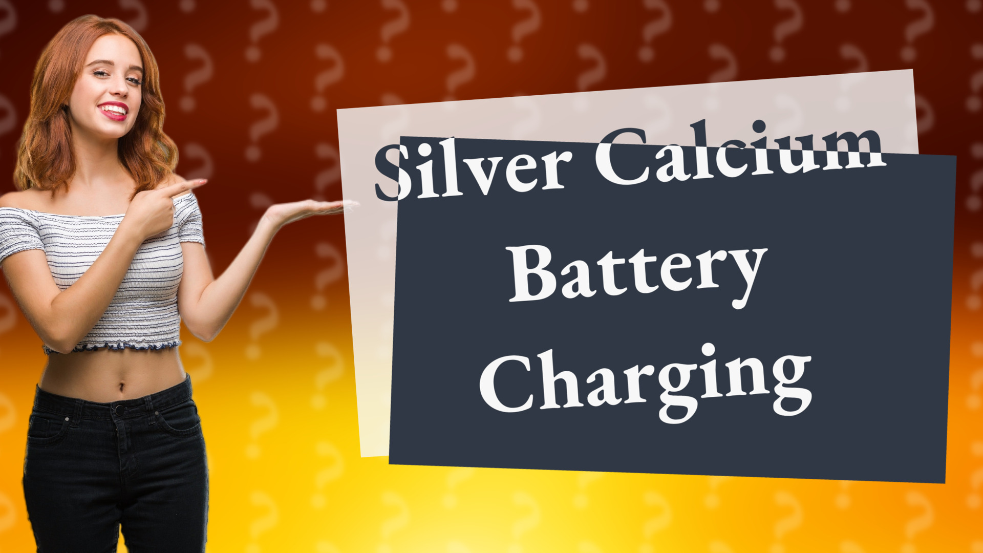 Silver Calcium Battery Charging