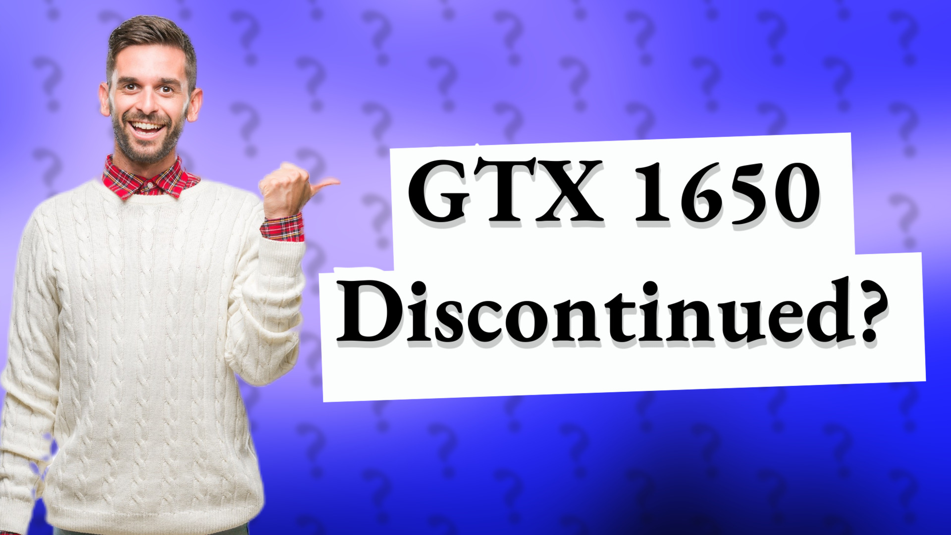 GTX 1650 Discontinued?