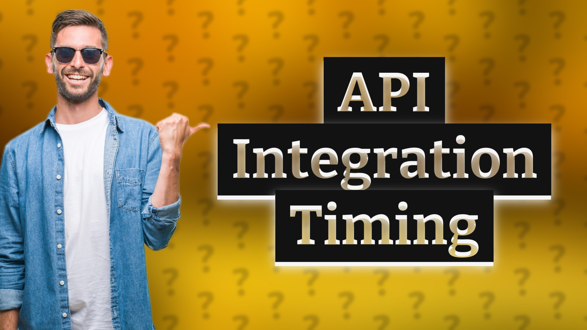API Integration Timing