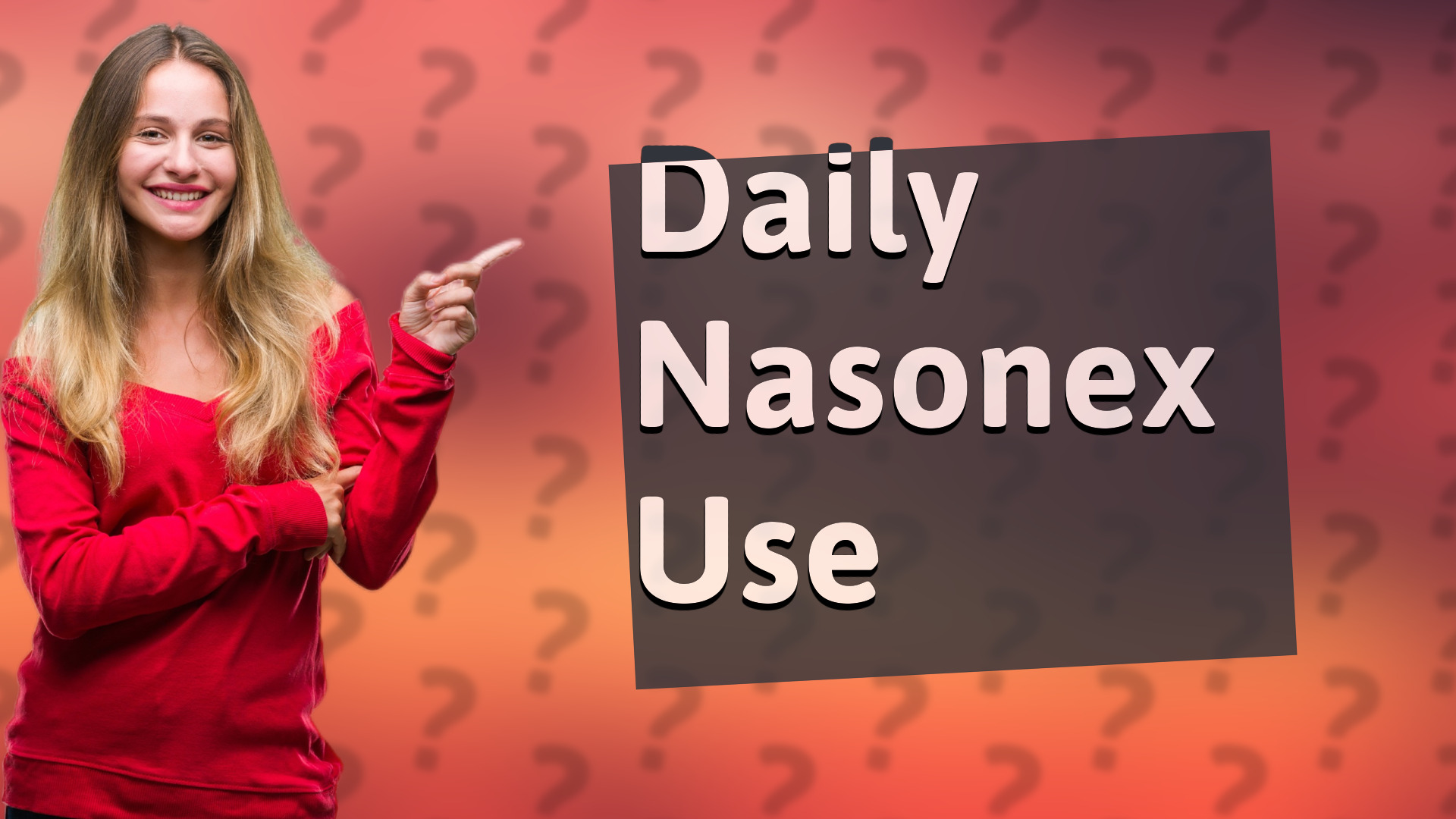 Daily Nasonex Use