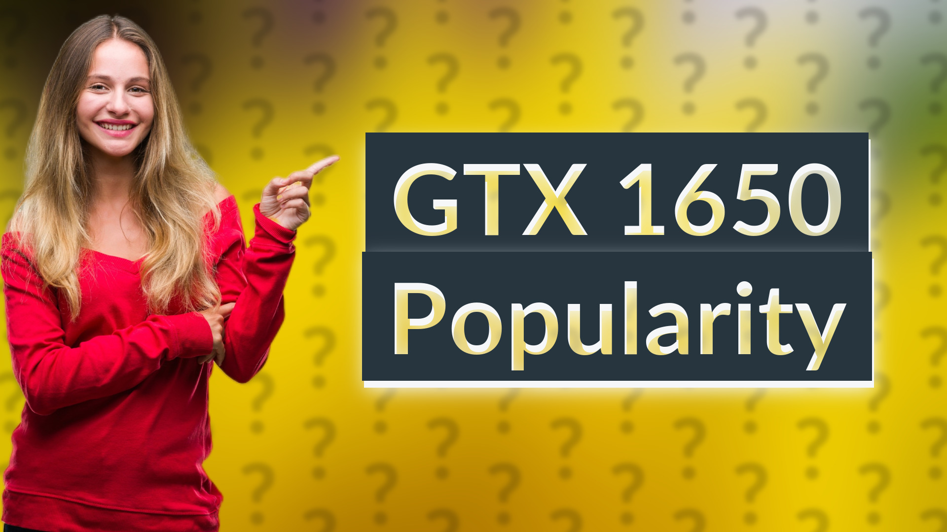 GTX 1650 Popularity