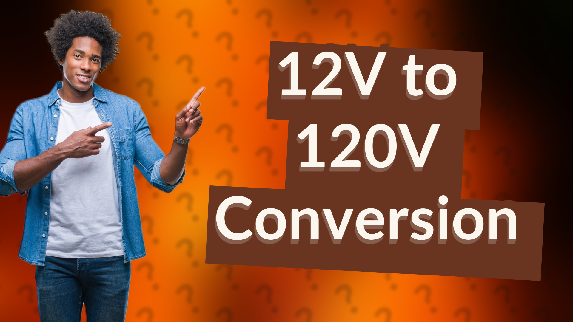 12V to 120V Conversion