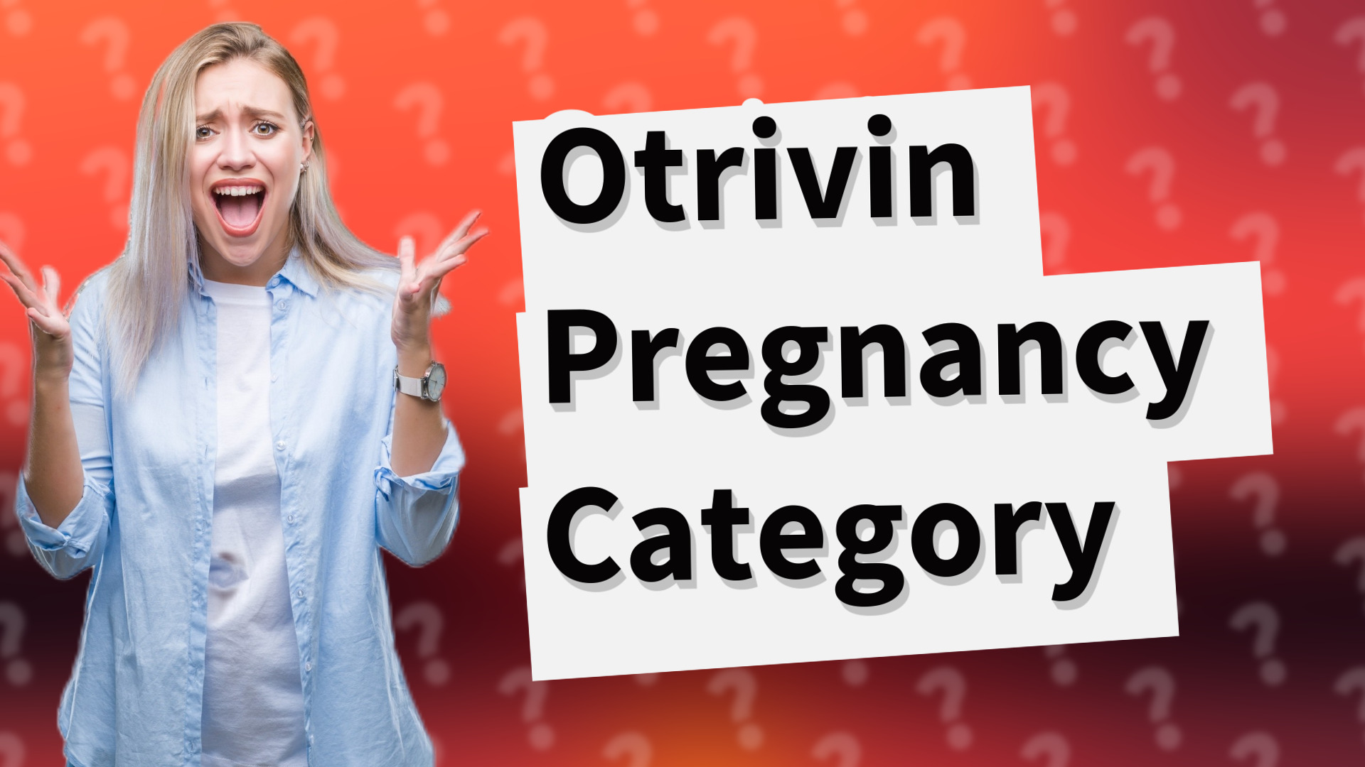 Otrivin Pregnancy Category