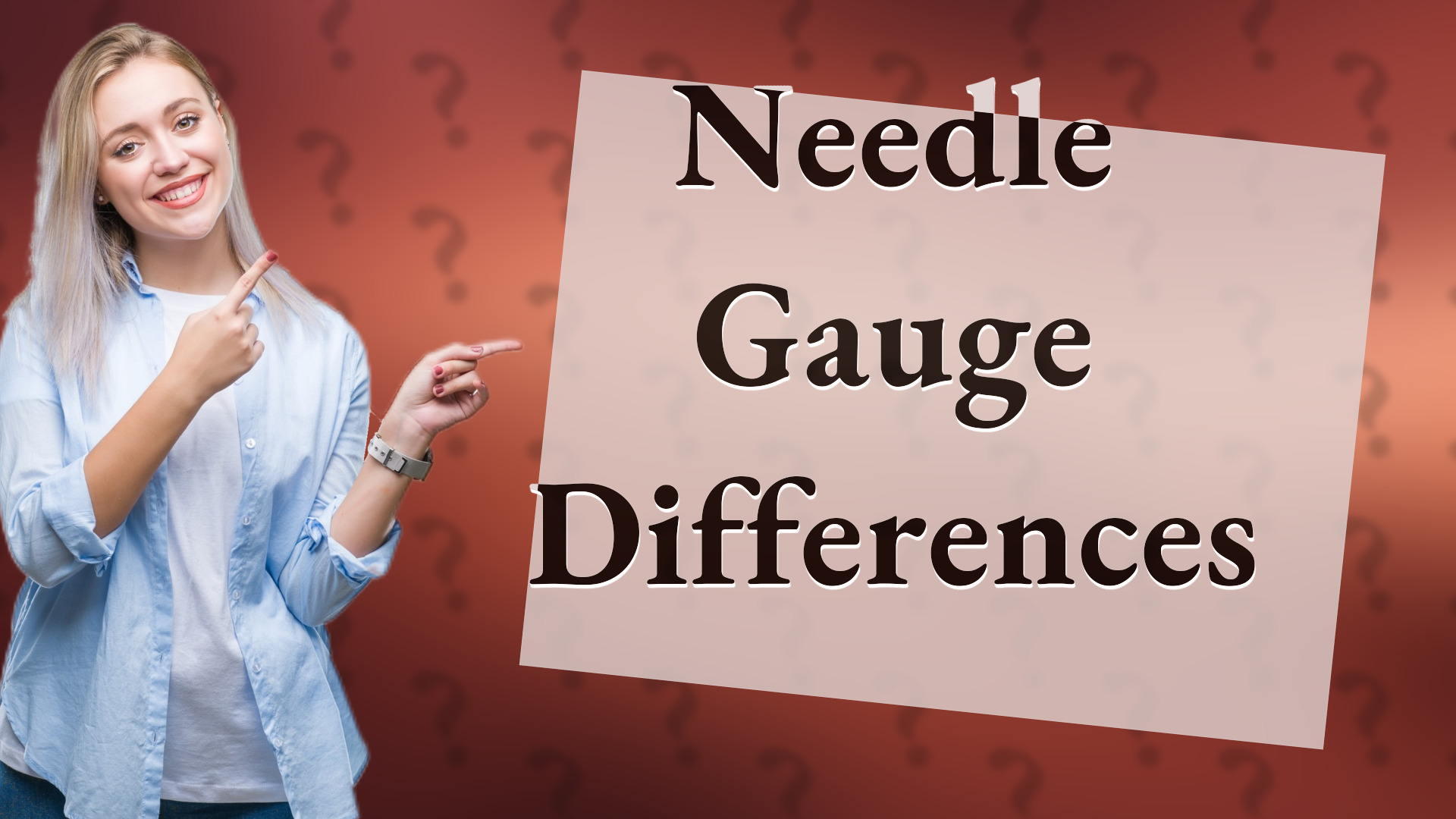 Needle Gauge Differences