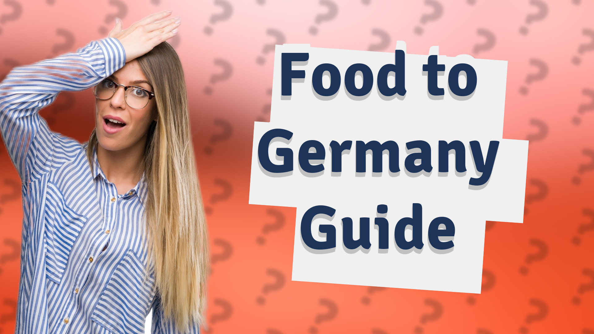 Food to Germany Guide