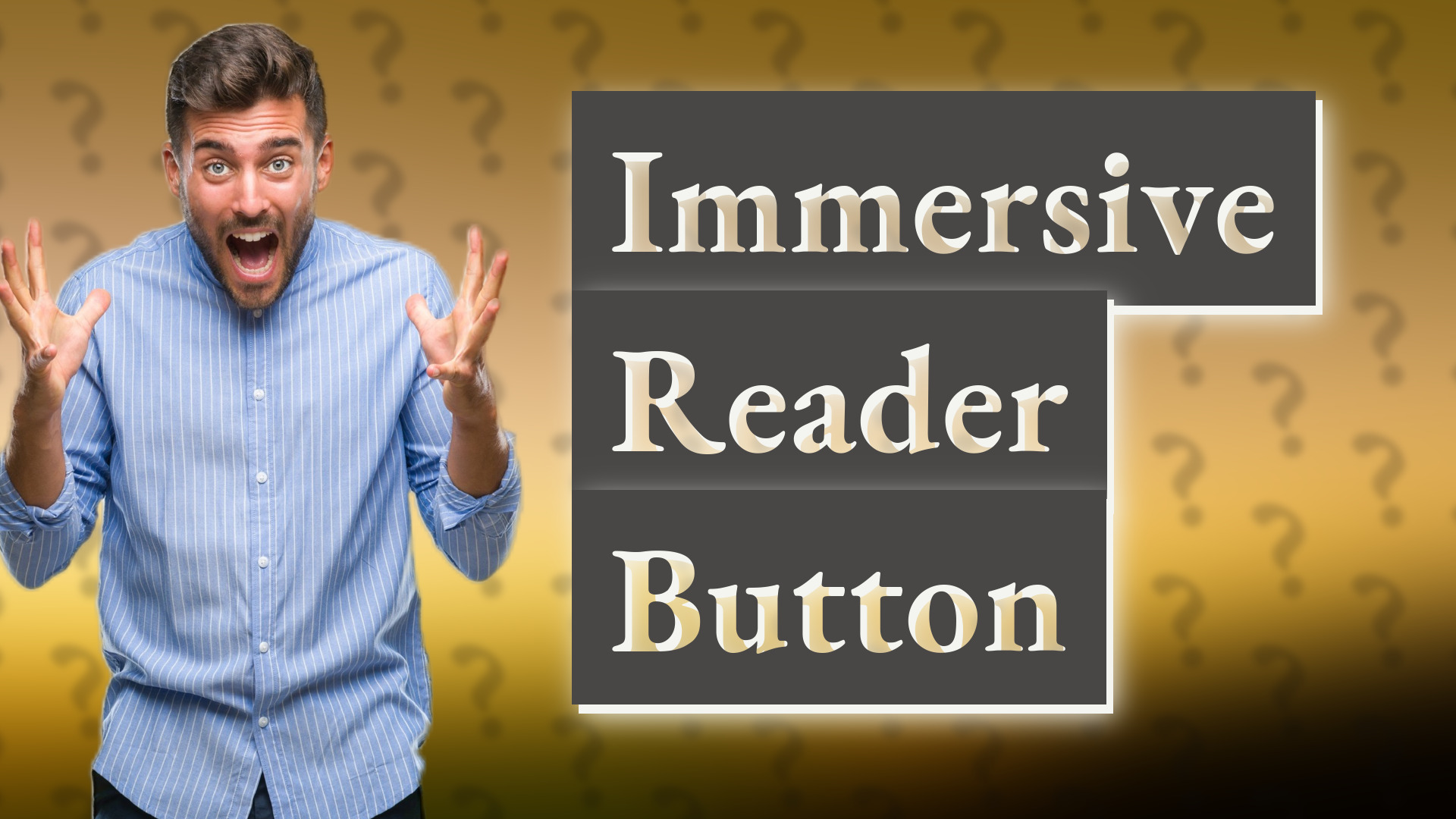 Immersive Reader Button