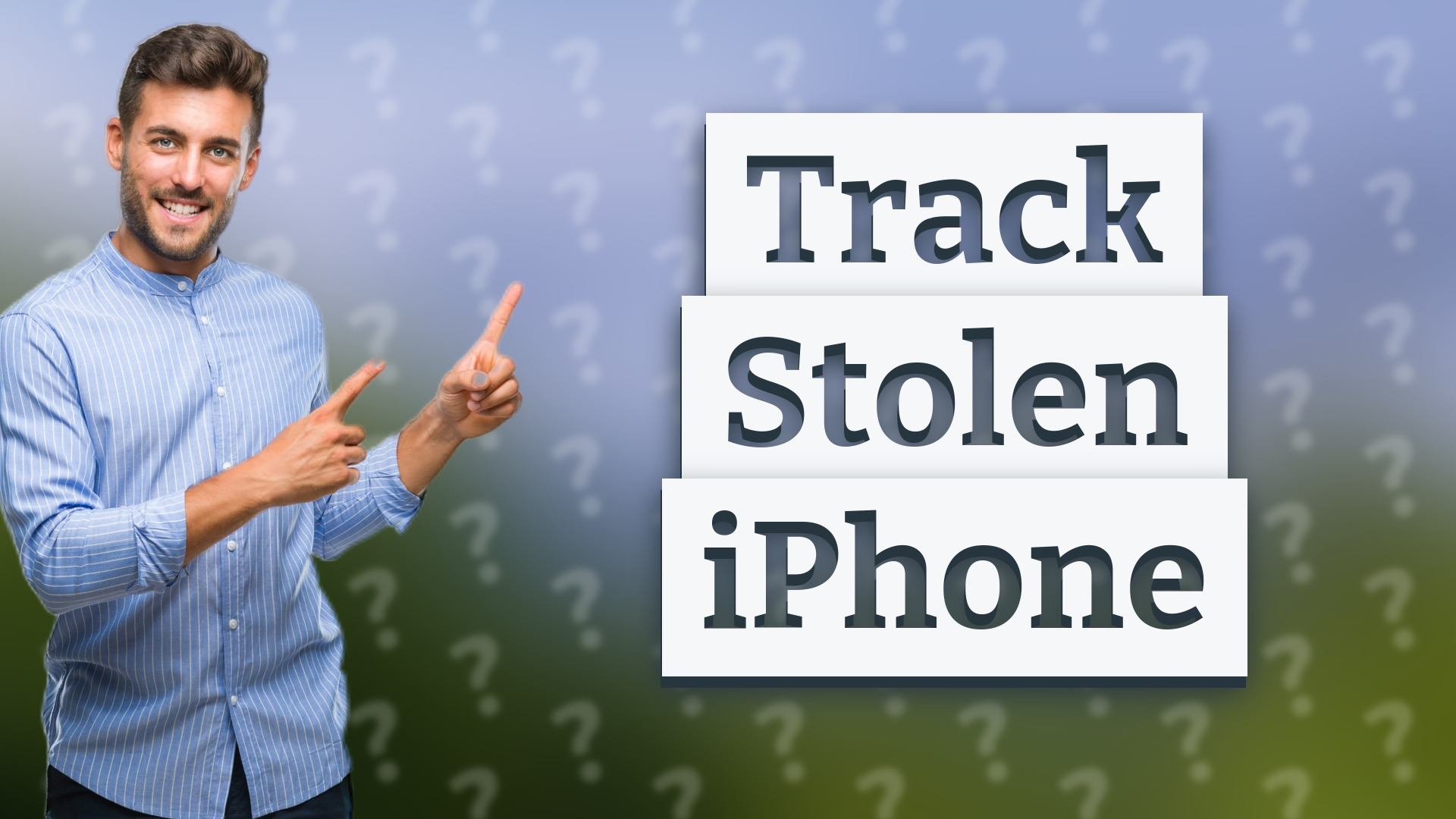 Track Stolen iPhone