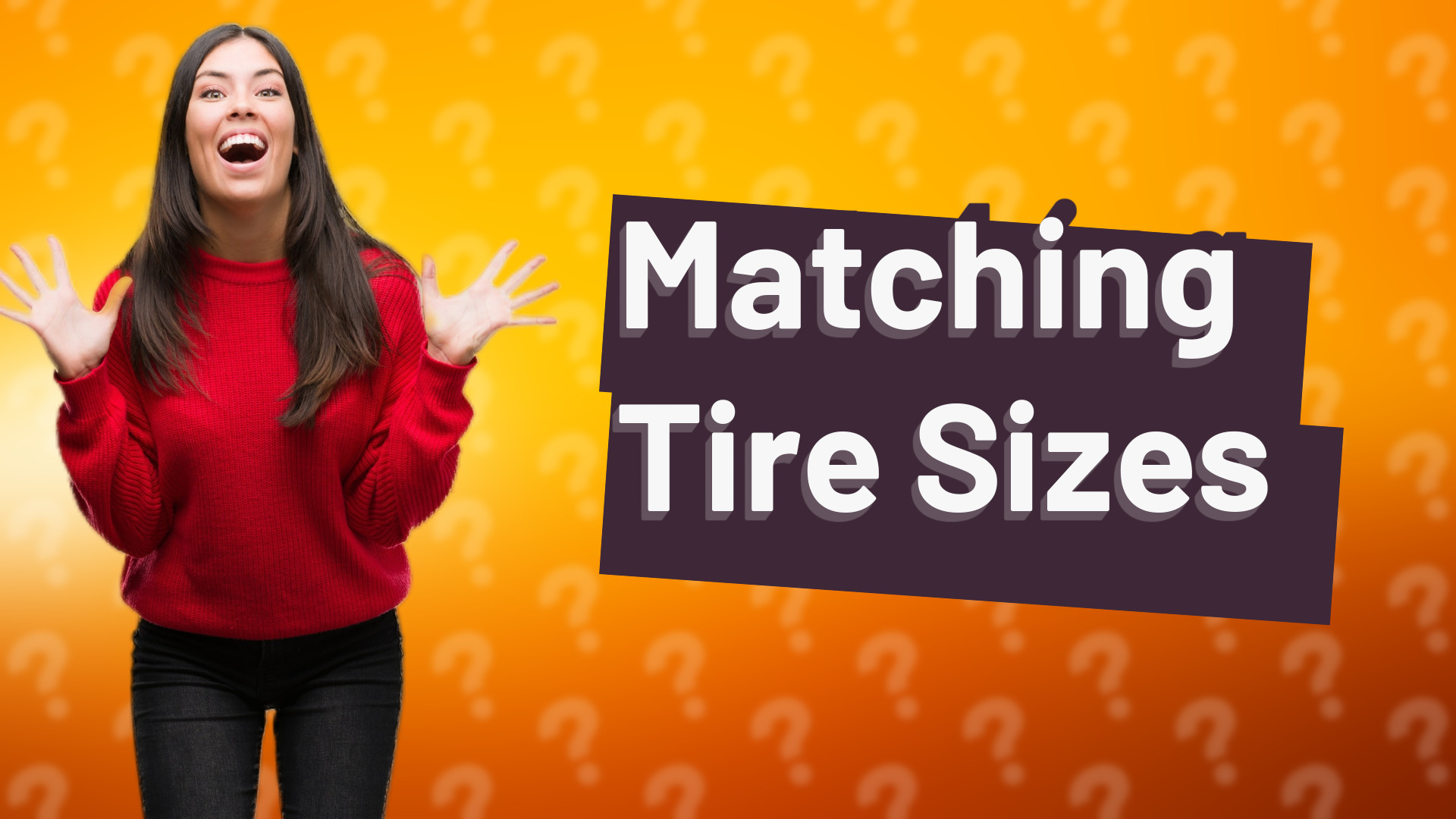 Matching Tire Sizes