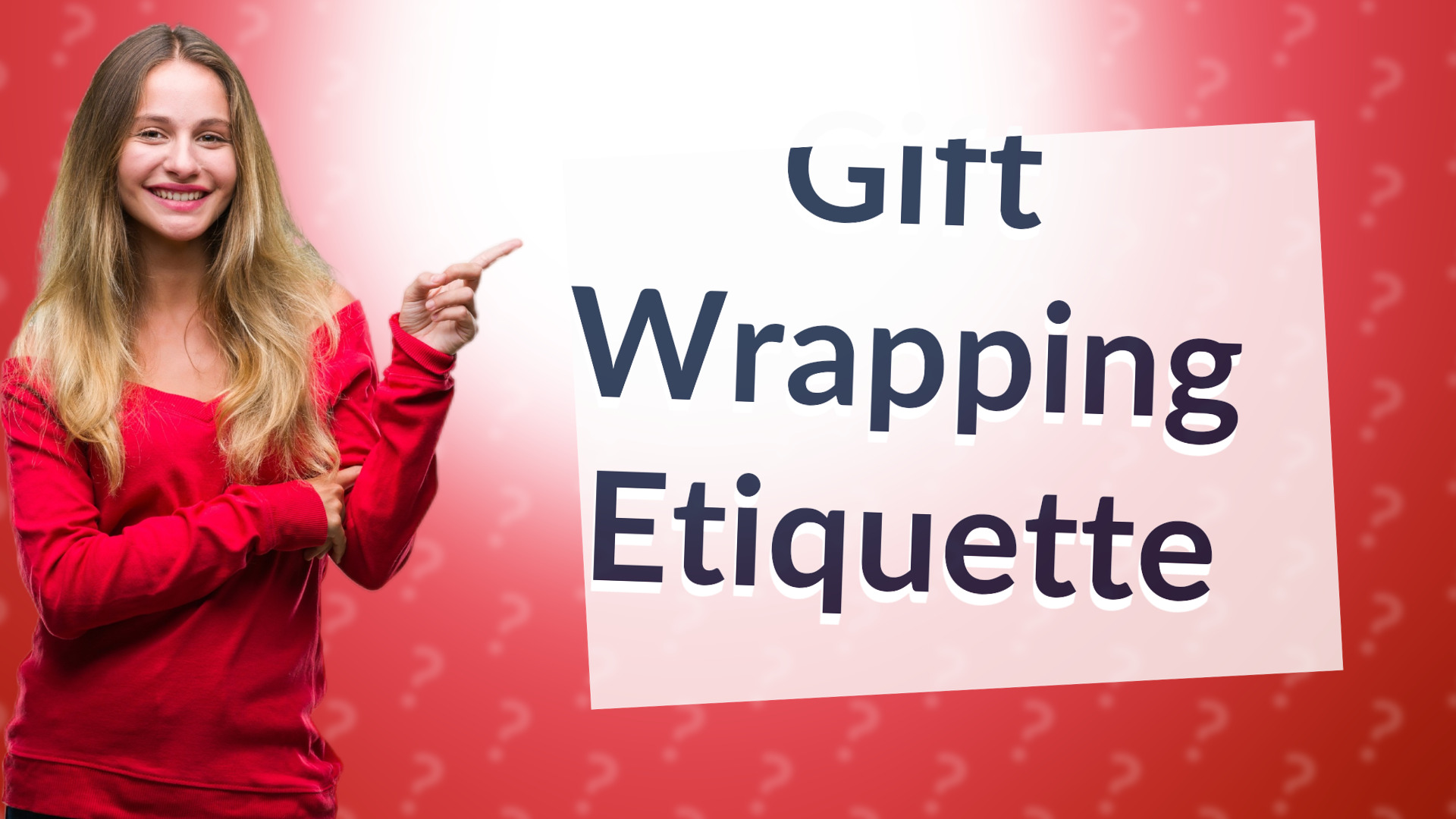 Gift Wrapping Etiquette