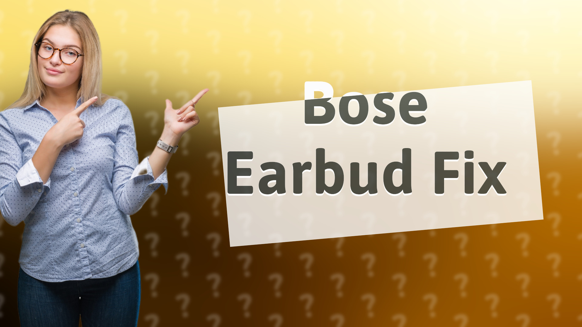 Bose Earbud Fix
