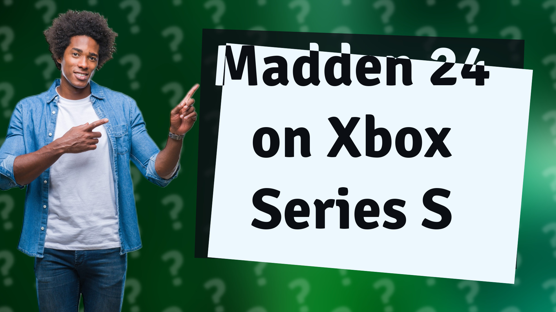 Madden 24 on Xbox Series S