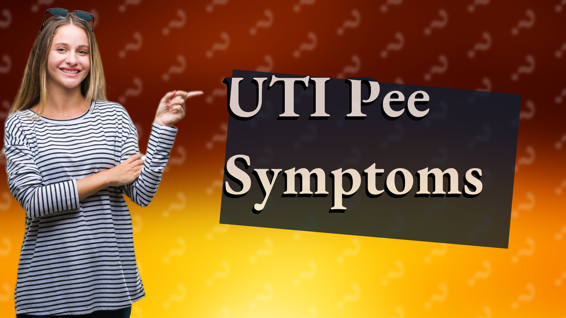 UTI Pee Symptoms