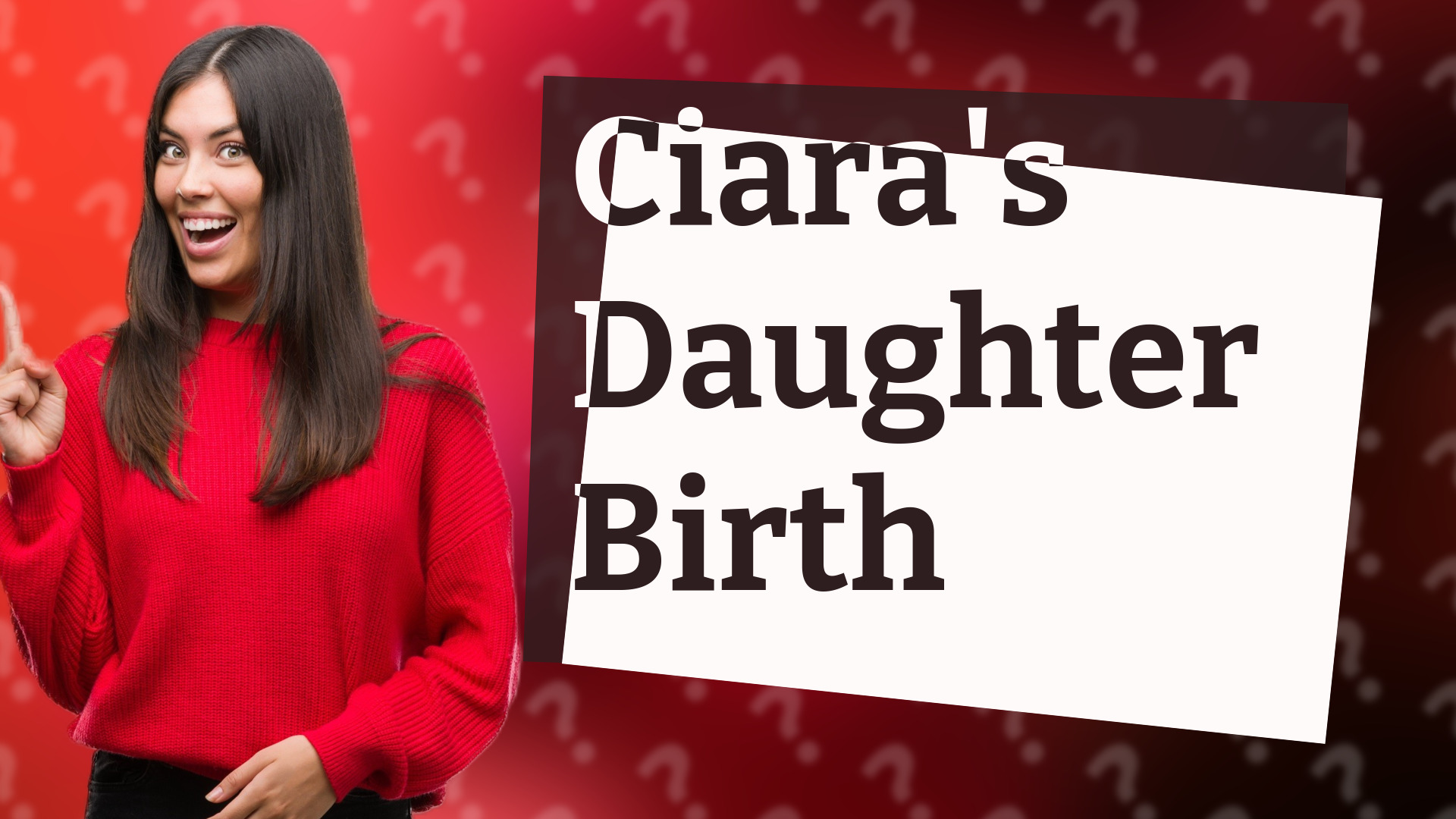 Ciara's Daughter Birth
