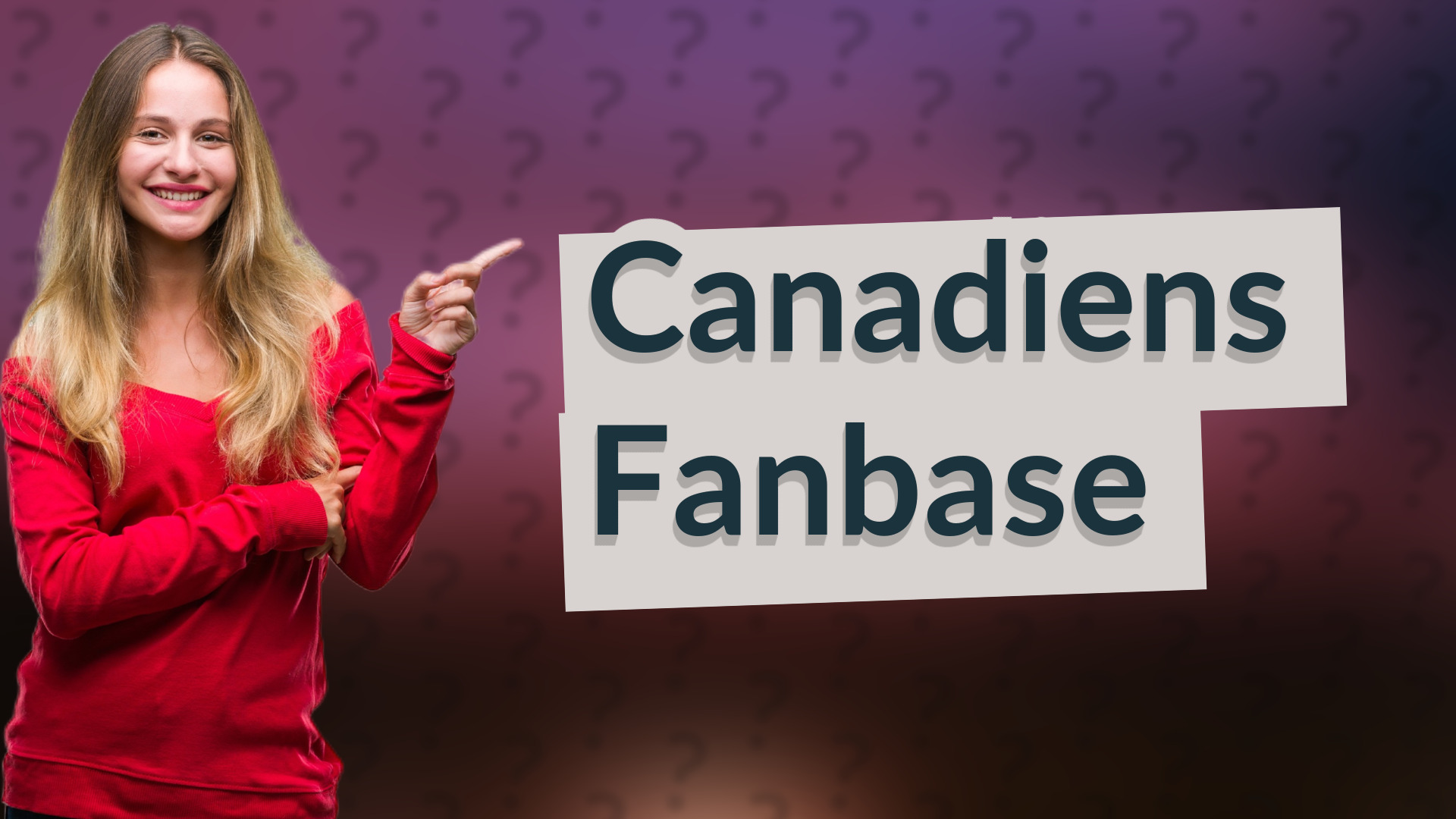 Canadiens Fanbase