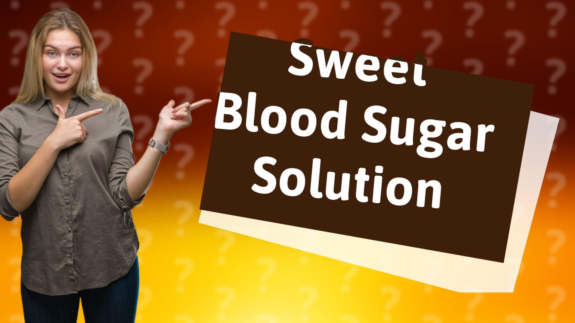 Sweet Blood Sugar Solution